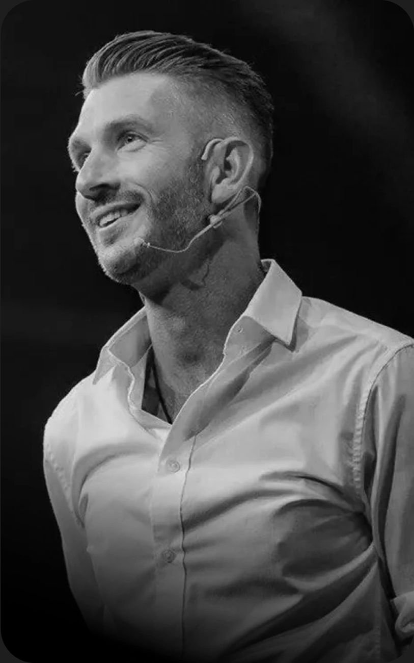 Tim, a leading European biohacker, wearing the Hulme Band